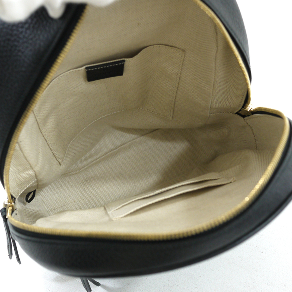 Gucci Interlocking Shoulder Black Backpack G Soho - image 7